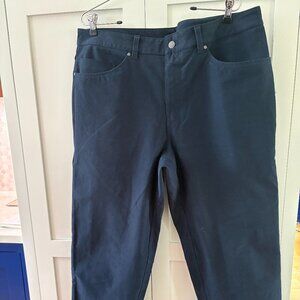 Men's Casual Lululemon Pants, Navy, Size 38